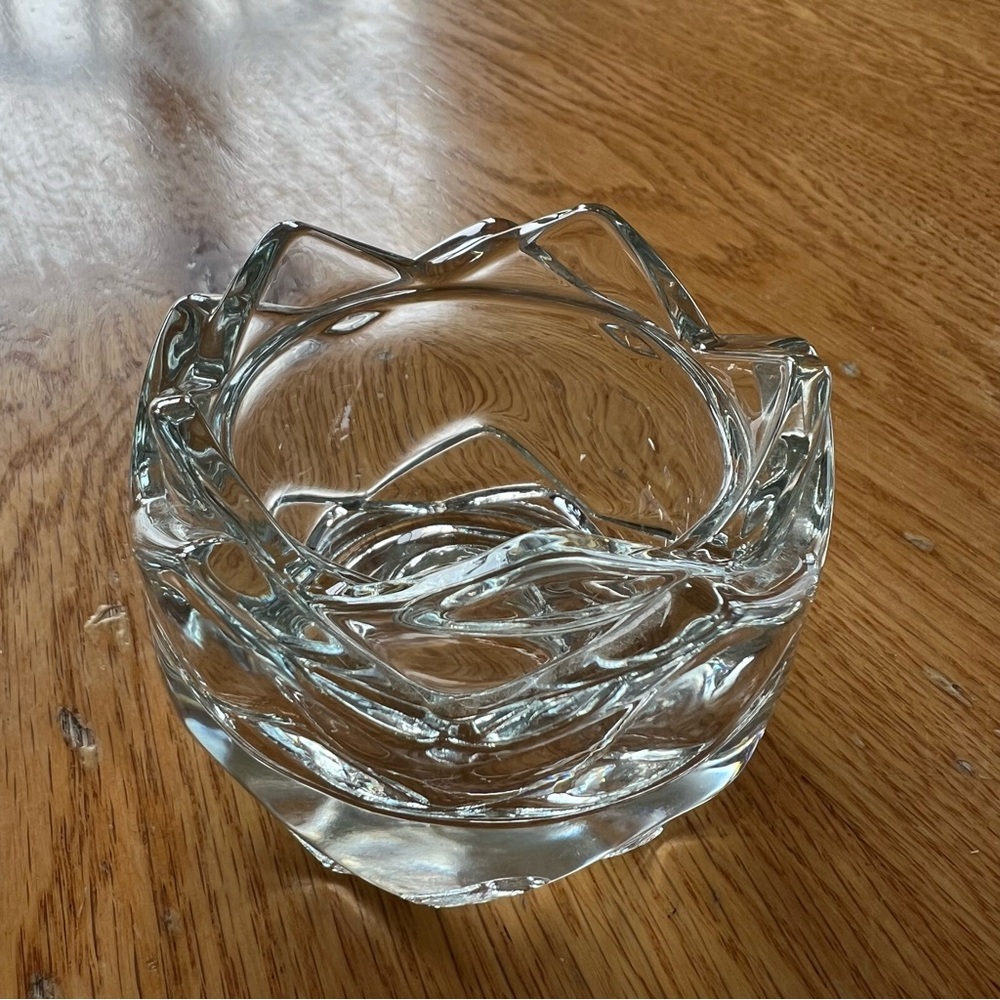 Indiana Glass Votive Candle Holders Lotus-Style